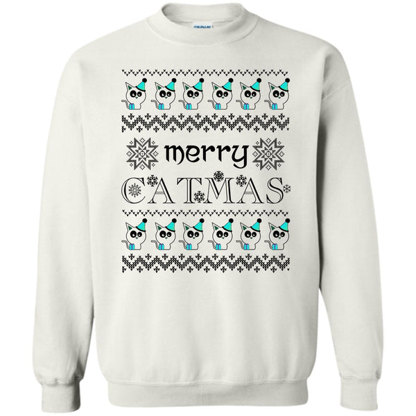 Merry Christmas Gift T Shirt, Merry Catmas Sweatshirt