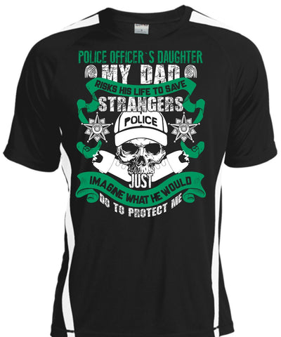A black t-shirt with the shopify logo
