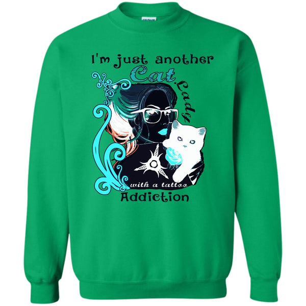 Coolest Cat Lady T Shirt, I'm Just Another Cat Lady Sweatshirt