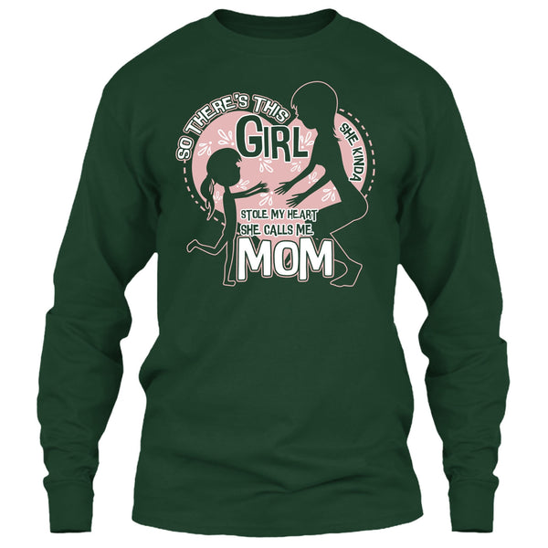 She Kinda Stole My Heart T Shirt, He Calls Me Mom T Shirt
