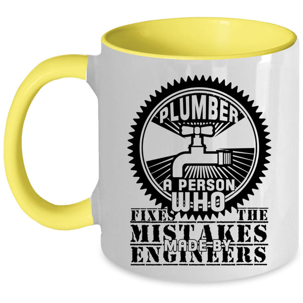 Cool Gift For Plumber Coffee Mug, Plumber Accent Mug