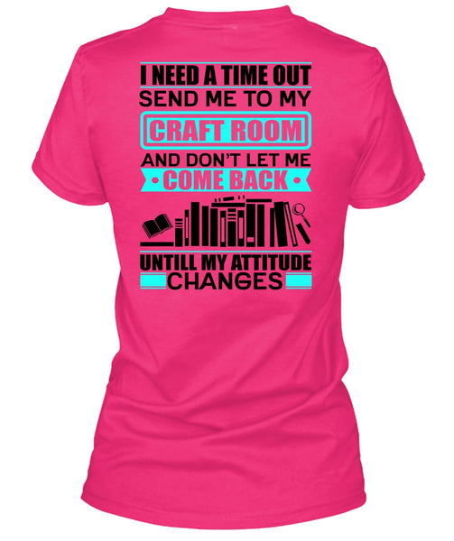 Send Me To My Craft Room T Shirt, I Love Book T Shirt