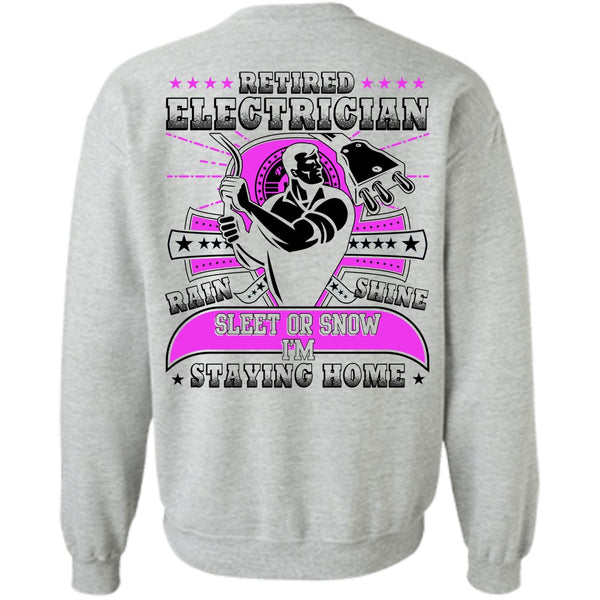 I Love Electrician T Shirt, Retired Electrician Sweatshirt