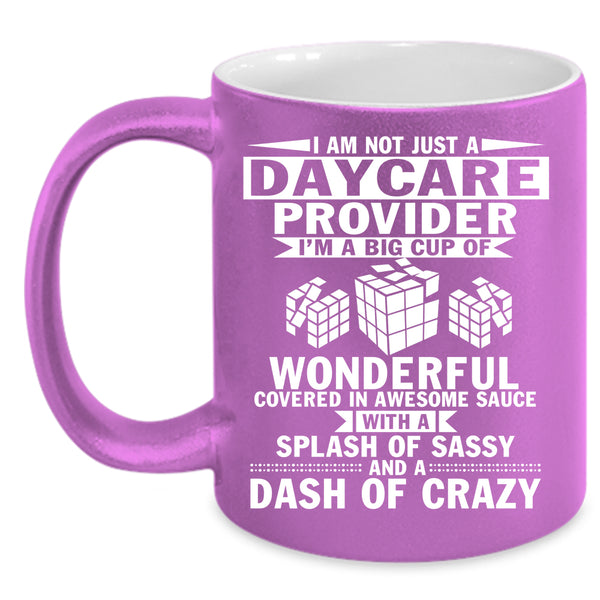 I Am A Daycare Provider Coffee Mug, Cool Job Title Coffee Cup