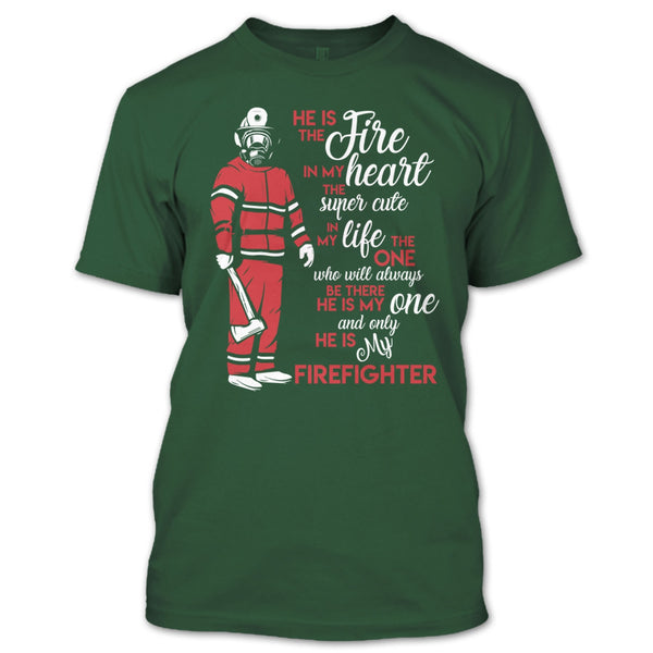 My Man Risk His Life To Save Strangers T Shirt, Coolest Firefighter T Shirt