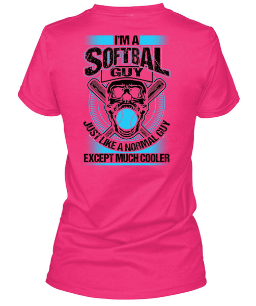 I'm A Softball Guy T Shirt, Being A Softball Coach T Shirt