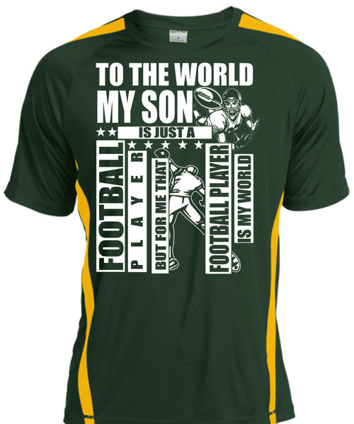 To The World My Son T Shirt, Football Player T Shirt, Cool Shirt