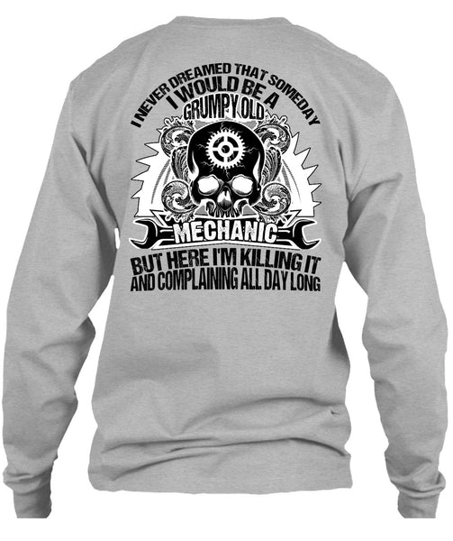 Grumpy Old Mechanic T Shirt, I Love Mechanic T Shirt