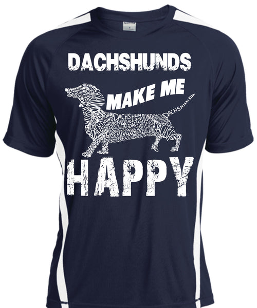 Dachshunds Make Me Happy T Shirt, I Love My Dog T Shirt, Cool Shirt
