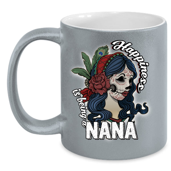 Happiness Is Being A Nana Coffee Mug, Cool Nana Coffee Cup