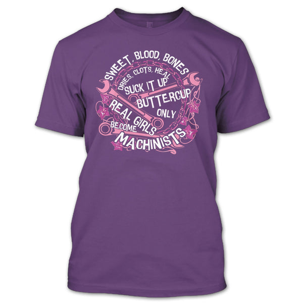 Sweet Blood Bones T Shirt, Real Girls Become Mechanic T Shirt