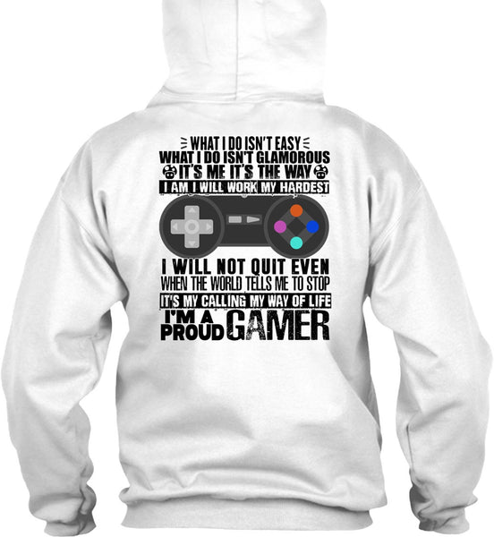 I'm A Proud Gamer T Shirt, I Love Gaming T Shirt