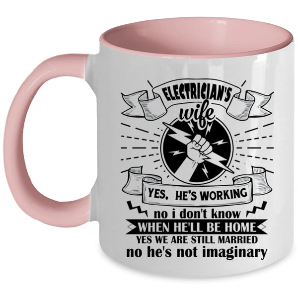 Electrician's Wife Cup, Cool Gift For My Wife Mug