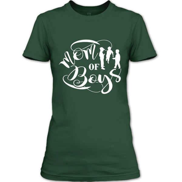 Mom Of Boys T Shirt, Coolest Mom T Shirt