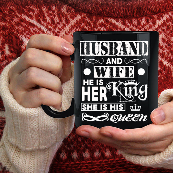 Husband And Wife Coffee Mug, Cool Just Married Coffee Cup