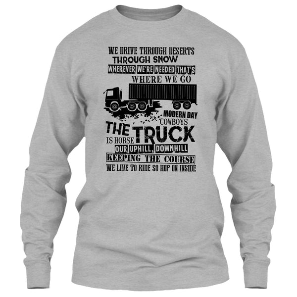 The Truck Is Horse T Shirt, I Am A Truck Driver T Shirt