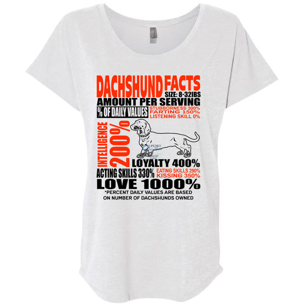 Dachshund Facts T Shirt, I Love Dachshund T Shirt, Awesome T-Shirts