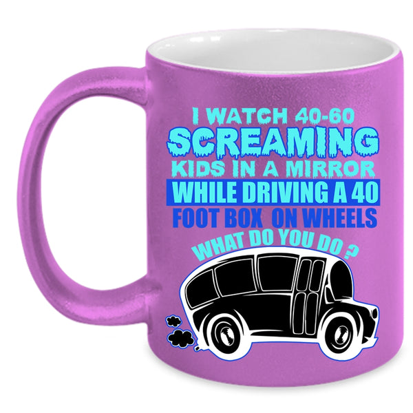 Gift For Bus Driver Coffee Mug, Funny School Bus Driver Accent Mug