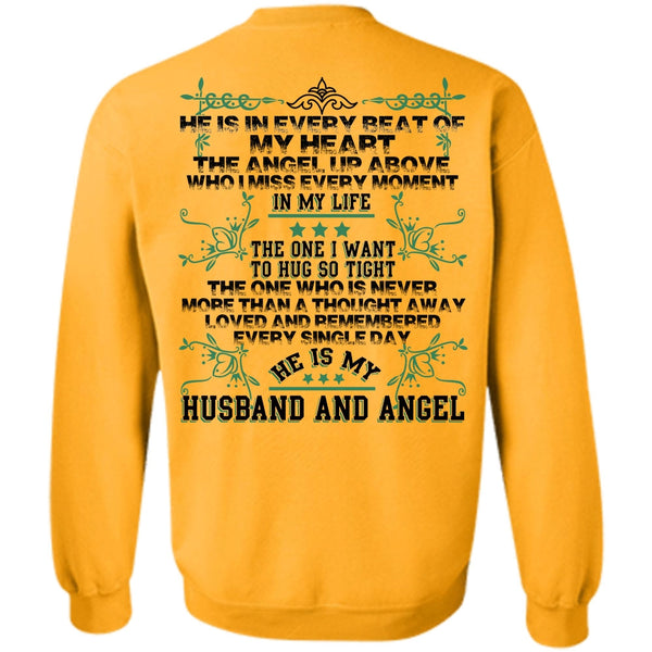 I Love Husband T Shirt, He Is My Husband And Angel Sweatshirt