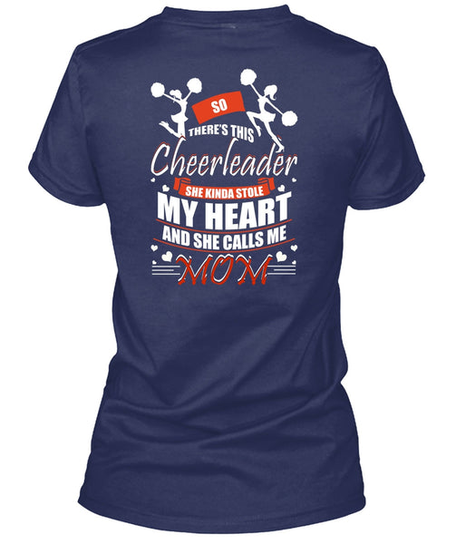She Calls Me Mom T Shirt, There's This Cheerleader T Shirt