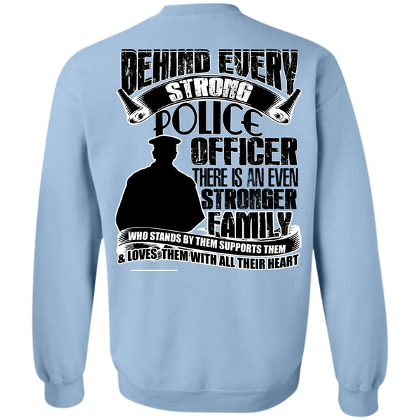 I Love Police T Shirt, Strong Police Officer Sweatshirt