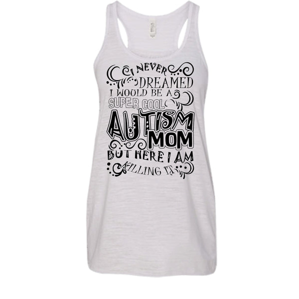 Cool Autism Mom T Shirt, Gift For Autism Mom Tank Top