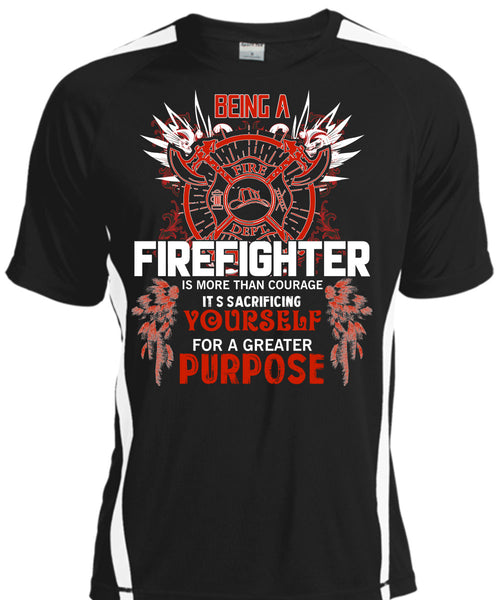 A black t-shirt with the shopify logo