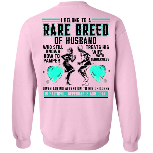 I Love Husband T Shirt, Rare Breed Of Husband Sweatshirt