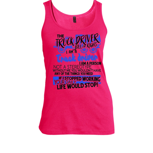 The Truck Driver T Shirt, Gift For Trucker Tank Top