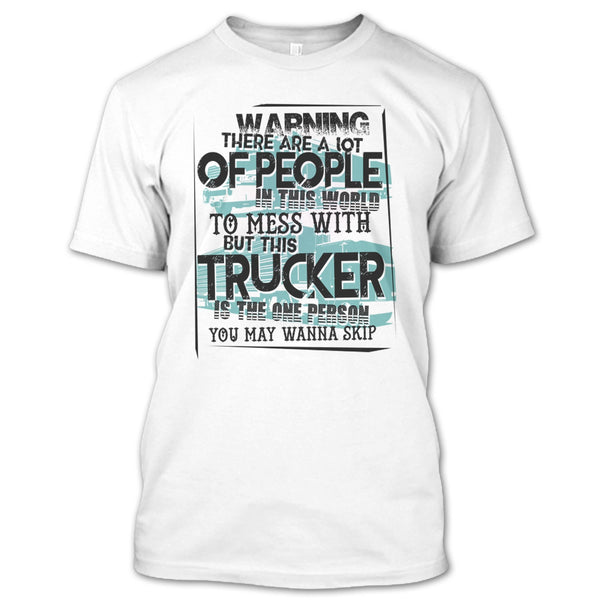 A black t-shirt with the shopify logo