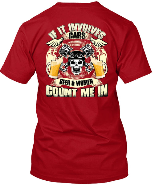 If It Involves Cars T Shirt, I Love Mechanic T Shirt