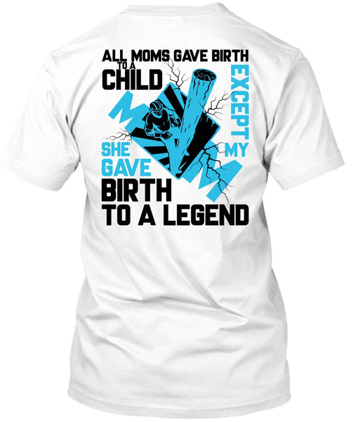 A black t-shirt with the shopify logo