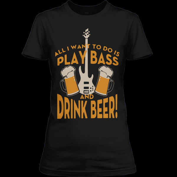 A black t-shirt with the shopify logo