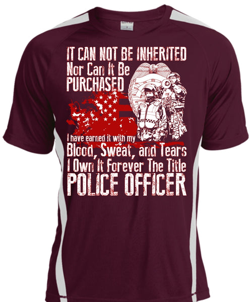 It Forever The Title Police Officer T Shirt, Being A Police T Shirt, Cool Shirt