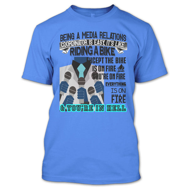 Being A Media Relations T Shirt, Cool Media Relation T Shirt