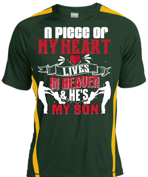 My Heart Lives In Heaven T Shirt, He's My son T Shirt, Cool Shirt