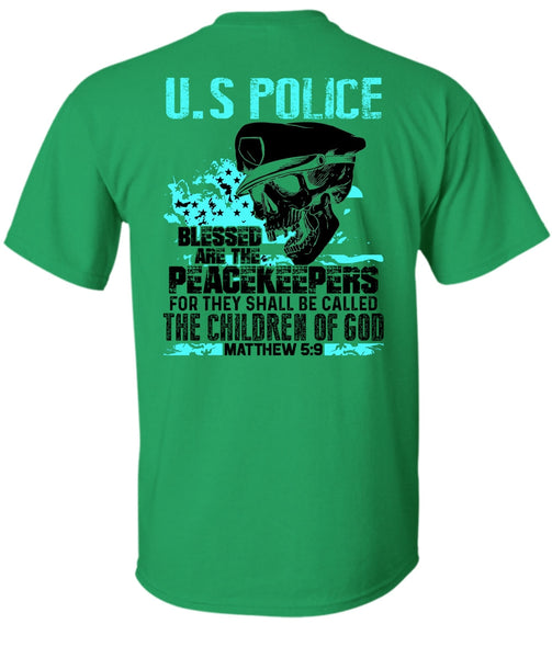 US Police T Shirt, I Love Police T Shirt