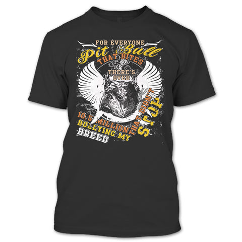 A black t-shirt with the shopify logo