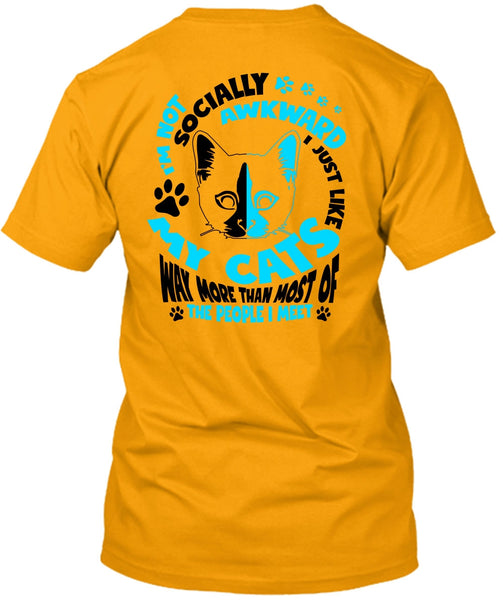 I Just Like My Cats T Shirt, I Love My Cat T Shirt