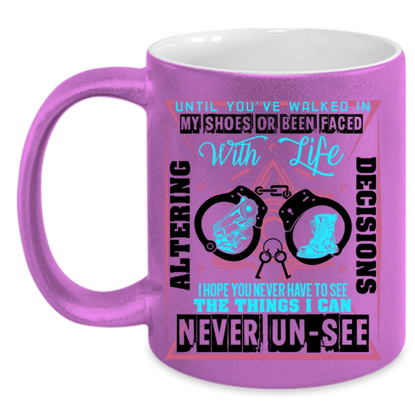 Cool Gift For Policeman Coffee Mug, Awesome Police Officer Accent Mug