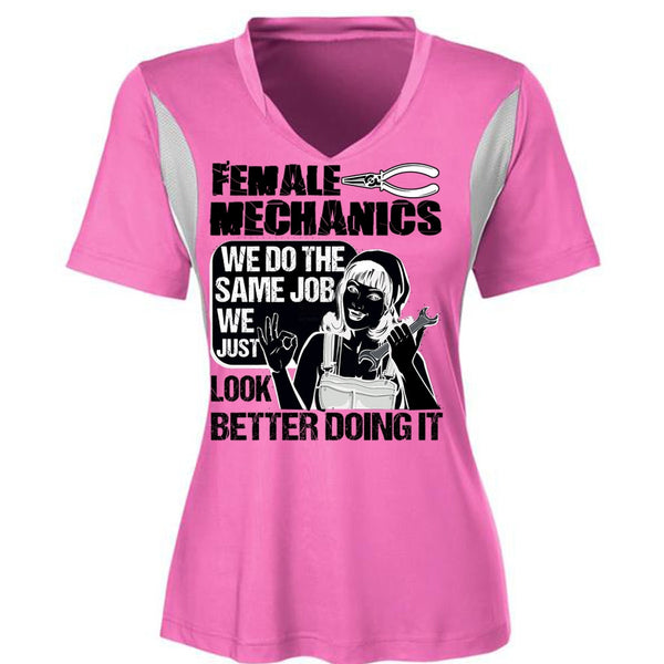 Female Mechanics T Shirt, I Love Mechanic T Shirt, Awesome T-Shirts