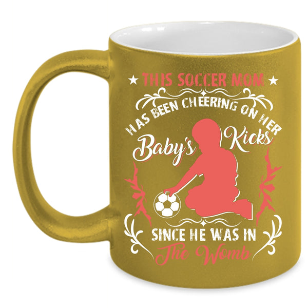 This Soccer Mom Has Been Cheering Coffee Mug, Cute Soccer Mom Coffee Cup