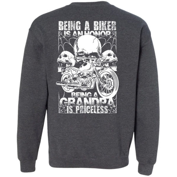 Being A Grandpa Is Priceless T Shirt, I Love Biker Sweatshirt