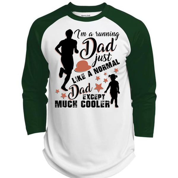 I'm A Running Dad T Shirt, I Love Running T Shirt, Awesome T-Shirts  (Polyester Game Baseball Jersey)