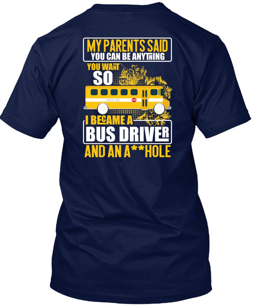 I Became A Bus Driver T Shirt, Being A Bus Driver T Shirt