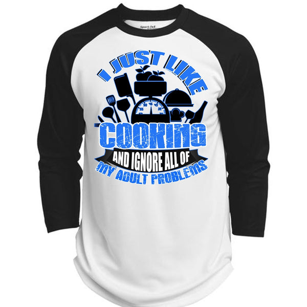 A black t-shirt with the shopify logo