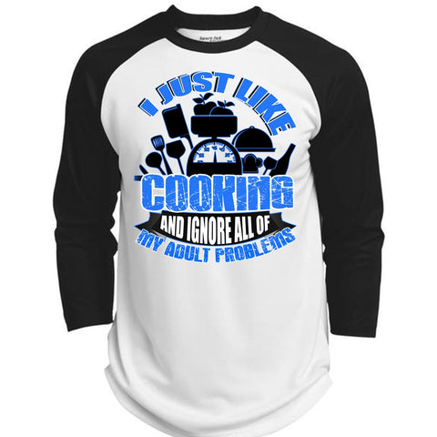 A black t-shirt with the shopify logo