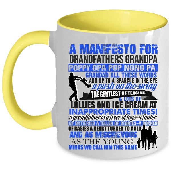 Cool Gift For Grandpa Coffee Mug, Grandfathers Accent Mug