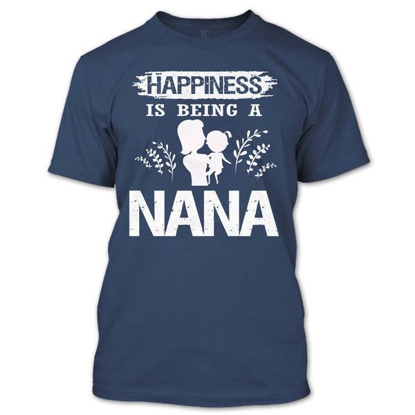 A black t-shirt with the shopify logo