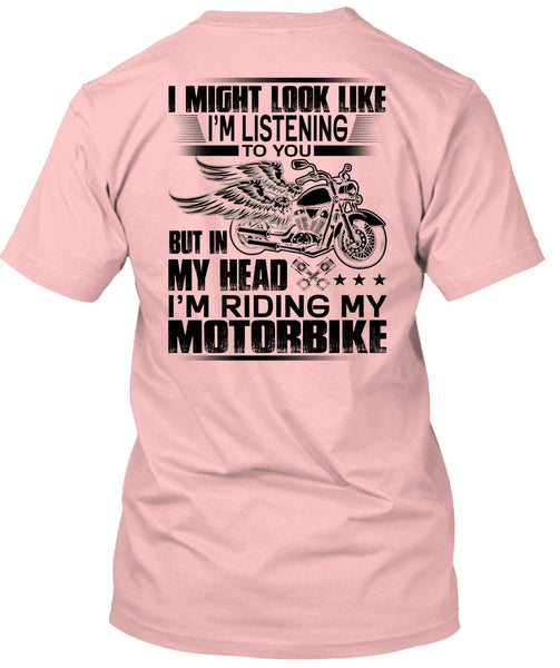 I'm Riding My Motorbike T Shirt, I Love Biker T Shirt